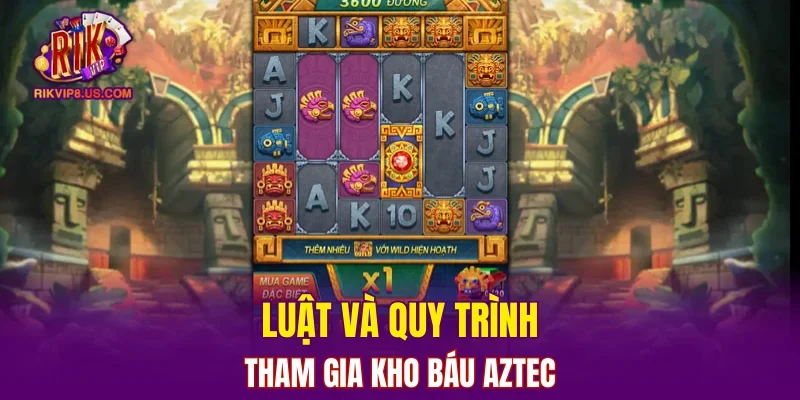 Luật và quy trình tham gia kho báu Aztec